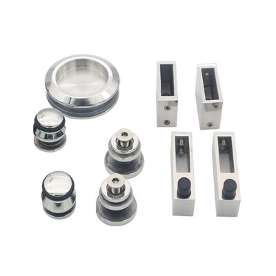 Kit de puertas dobles de 6 pies con puerta de ducha corredera moderna y ajuste de hardware ss304 resistente