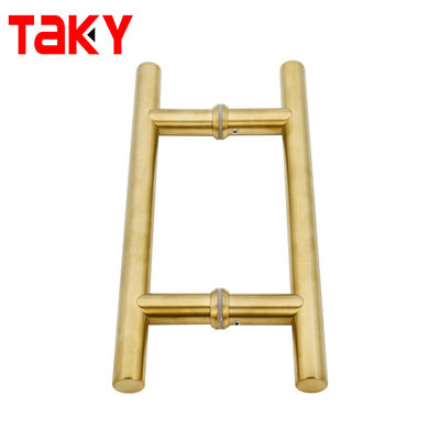 Estilo europeo acero inoxidable vidrio templado dorado manija de tira para ventana de puerta moderna