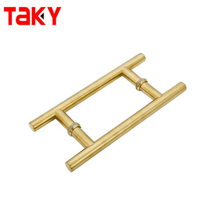 Estilo europeo acero inoxidable vidrio templado dorado manija de tira para ventana de puerta moderna
