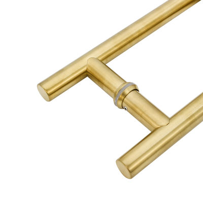 Estilo europeo acero inoxidable vidrio templado dorado manija de tira para ventana de puerta moderna