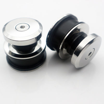 Hardware de puerta corredera de cristal de ducha para 8-12 mm de espesor Contemporáneo y elegante