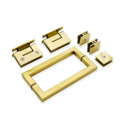 Kit de ducha de acero inoxidable de diseño moderno con accesorios de hardware de oro