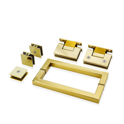 Kit de ducha de acero inoxidable de diseño moderno con accesorios de hardware de oro