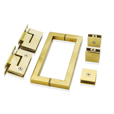 Kit de ducha de acero inoxidable de diseño moderno con accesorios de hardware de oro
