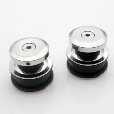 10-12 mm de espesor de vidrio de seguridad doble puerta corredera para la oficina Accesorios de la sala de ducha