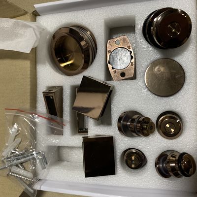 80-120 kg Accesorios de puertas corredizas de vidrio de carga Perfecto para la renovación del baño