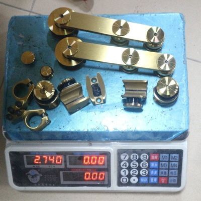 80-120 kg Accesorios de puertas corredizas de vidrio de carga Perfecto para la renovación del baño