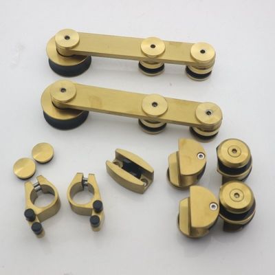 80-120 kg Accesorios de puertas corredizas de vidrio de carga Perfecto para la renovación del baño