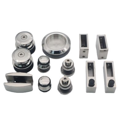 Kit de puertas dobles de 6 pies con puerta de ducha corredera moderna y ajuste de hardware ss304 resistente