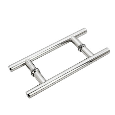 16 "Heavy Duty H forma de puerta corredera de la manija para las puertas de doble cara Chrome Push Pull
