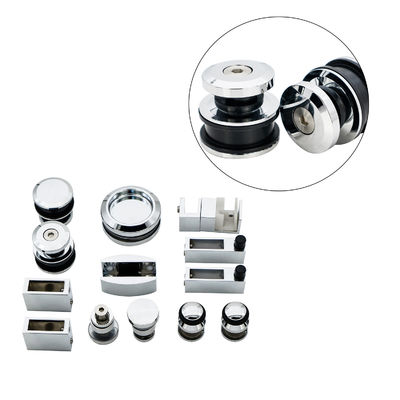 Diseño moderno del sistema de puertas correderas de acero inoxidable Hardware para vidrio seguro de 10-12 mm de espesor