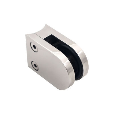 Acero inoxidable montaje de pared baño ducha de vidrio pinza de esquina cuadrada pinza de trabajo pesado