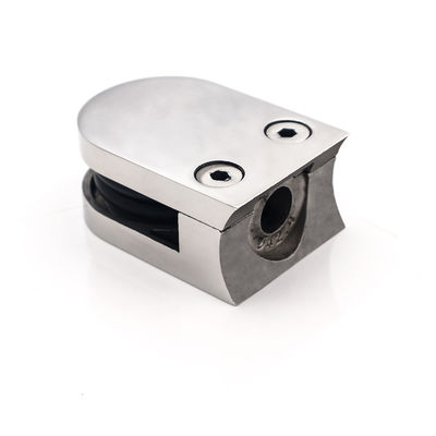 Acero inoxidable montaje de pared baño ducha de vidrio pinza de esquina cuadrada pinza de trabajo pesado