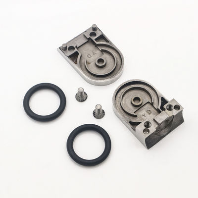 Acero inoxidable montaje de pared baño ducha de vidrio pinza de esquina cuadrada pinza de trabajo pesado