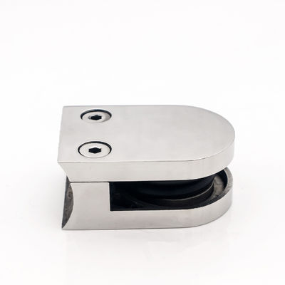 Acero inoxidable montaje de pared baño ducha de vidrio pinza de esquina cuadrada pinza de trabajo pesado