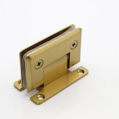 Esquerda de vidrio de pared de pivote de latón ajustable para esquerdas de pivote de puerta de vidrio en tamaño 90 * 55mm