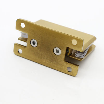 Esquerda de vidrio de pared de pivote de latón ajustable para esquerdas de pivote de puerta de vidrio en tamaño 90 * 55mm