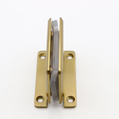 Esquerda de vidrio de pared de pivote de latón ajustable para esquerdas de pivote de puerta de vidrio en tamaño 90 * 55mm