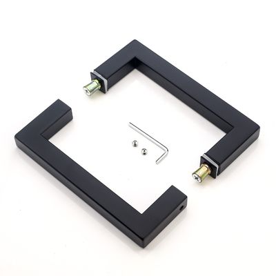 Portón de puerta de ducha cuadrada de acero inoxidable 6 "8" de espalda a espalda para el diseño de hoteles modernos