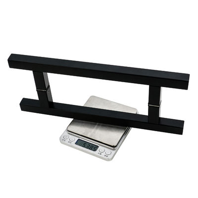 15x25 Rectangular Tubo de la ducha elegante y moderna Matt Negro Puertas y puertas de ventanas
