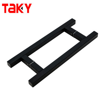 15x25 Rectangular Tubo de la ducha elegante y moderna Matt Negro Puertas y puertas de ventanas