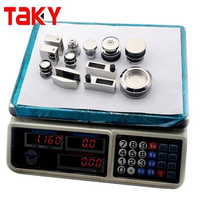 Kit de hardware de puertas de ducha de alta dureza y duradero Kit sin marco para forma de bandeja redonda