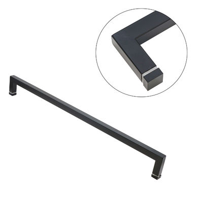 6-14mm espesor de vidrio acero cuadrado forma L puerta de vidrio doble grande de agua corriente puja ducha puertas