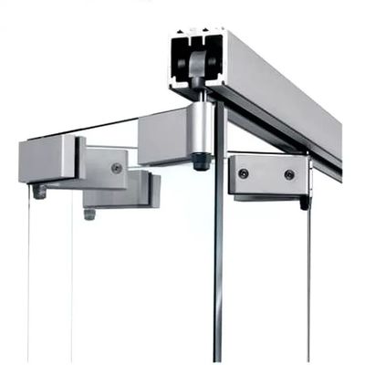 Acero de aleación de zinc Hardware deslizante Plegable Sistemas de acristalamiento sin marco Puerta doble interior