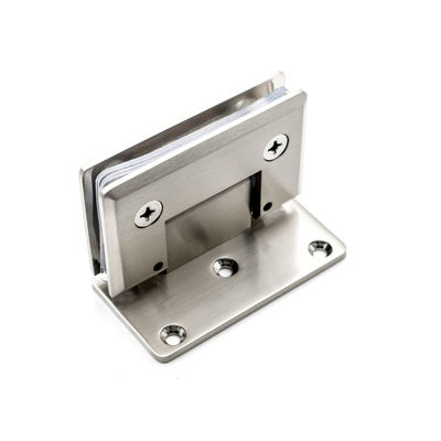 Baño puerta de cristal de acero inoxidable pinza bisagra para 5-8mm de vidrio fijo en la sala de ducha
