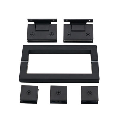 Puertas de vidrio Puesta de puño para puertas con puños de ventanas y abrazaderas de vidrio cuadrado