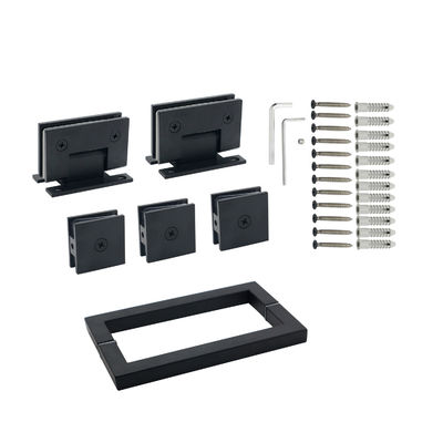 Puertas de vidrio Puesta de puño para puertas con puños de ventanas y abrazaderas de vidrio cuadrado