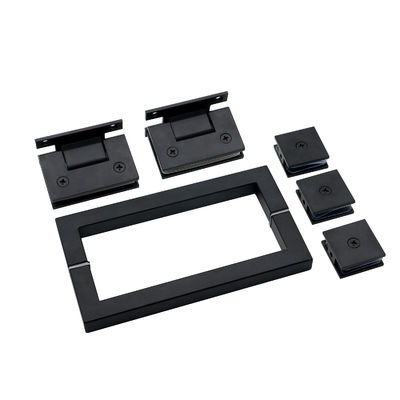 Puertas de vidrio Puesta de puño para puertas con puños de ventanas y abrazaderas de vidrio cuadrado