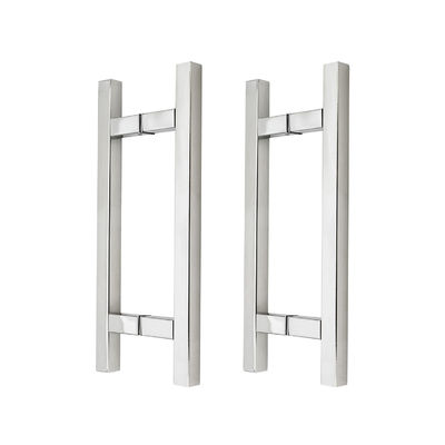 Estilo de diseño chino CP Finish comercial H manija para ducha corredera sin marco manijas de puja de puertas de vidrio