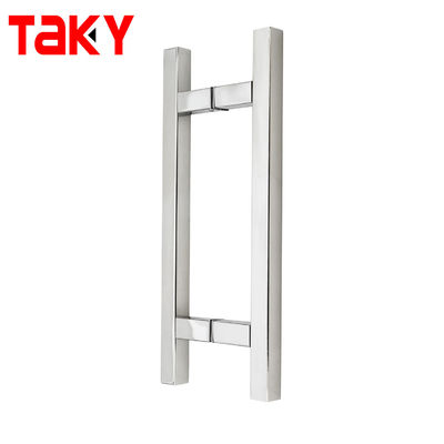Estilo de diseño chino CP Finish comercial H manija para ducha corredera sin marco manijas de puja de puertas de vidrio