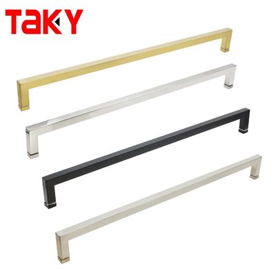 1.0mm espesor cuadrado manija de tirón de vidrio para puerta de ducha SS304 resistente a la corrosión