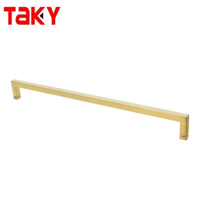 1.0mm espesor cuadrado manija de tirón de vidrio para puerta de ducha SS304 resistente a la corrosión