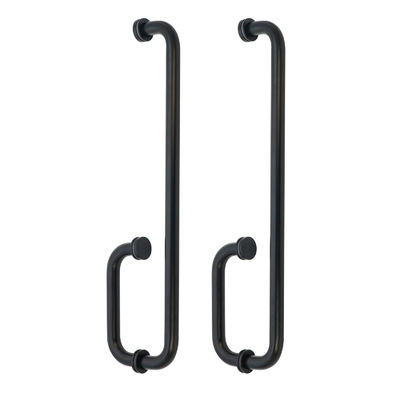 Estilo de diseño chino de acero inoxidable Sala de ducha Mano de puerta de vidrio para puertas
