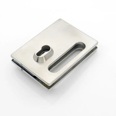 Puerta corredera de vidrio plegable de acabado satinado/polaco para hardware de partición de vidrio de oficina