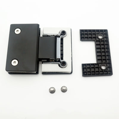Cabina de ducha de cristal de acero inoxidable bisagra Negro Color 180 grados para el gabinete de la ducha