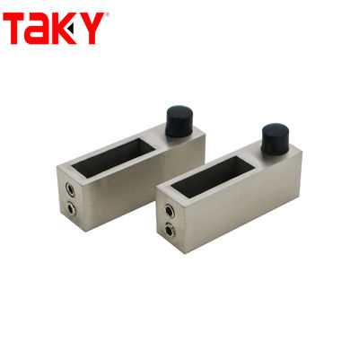 Hardware de puerta corredera de ducha sin marco de vidrio en diseño minimalista con grosor de 10 mm