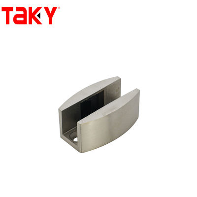 Hardware de puerta corredera de ducha sin marco de vidrio en diseño minimalista con grosor de 10 mm