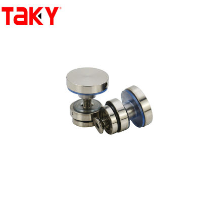 Hardware de puerta corredera de ducha sin marco de vidrio en diseño minimalista con grosor de 10 mm