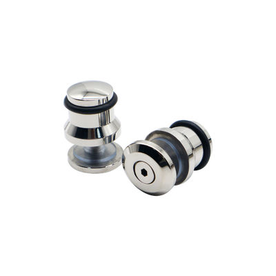 Rodillos sin marco de acero inoxidable de ruedas colgantes, rieles deslizantes, puertas de cristal, baños de graneros, duchas y equipos de hardware