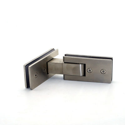 Clampada de vidrio puerta de ducha negro bisagra larga vida y diseño elegante para baños