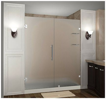 Exterior puerta de acero inoxidable de vidrio mango de tira para el baño de 600 mm de largo Sala de ducha