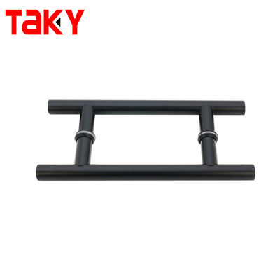 0.5mm espesor Matt Negro interior manijas de puerta de vidrio para gabinete de la sala de ducha