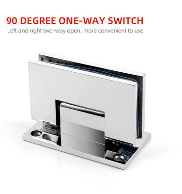 560 g de pared de cristal con bisagra de cromo bisagra corredera de la puerta de la ducha para vidrio de 8-12 mm