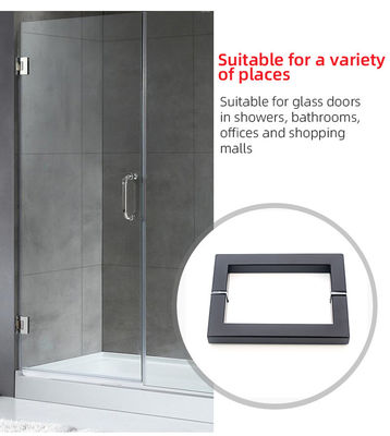 Moderno 8 pulgadas 200mm H manija de la puerta de la ducha para puerta de vidrio en SS304 acabado polaco