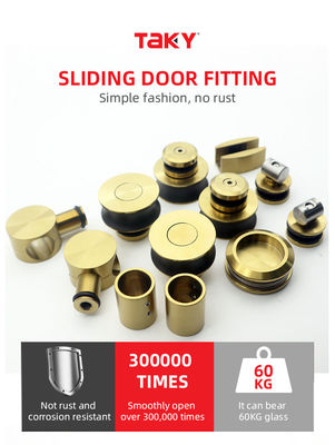 Hardware del sistema de puertas correderas altamente resistente a la corrosión y funcionamiento sin problemas