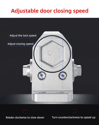 Cerradura de puertas de aluminio hidráulico de trabajo pesado 60KG Velocidad ajustable